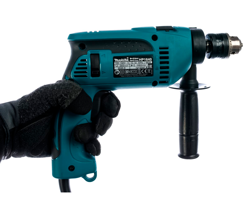 Mașină de găurit cu percutie MAKITA HP1640 680w-4