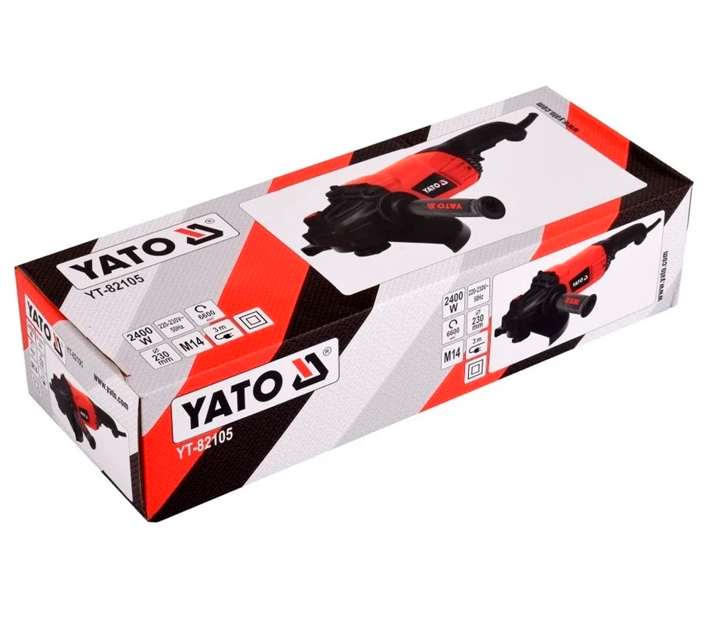 Угловая шлифмашина YATO YT82105 2800вт 230мм-5