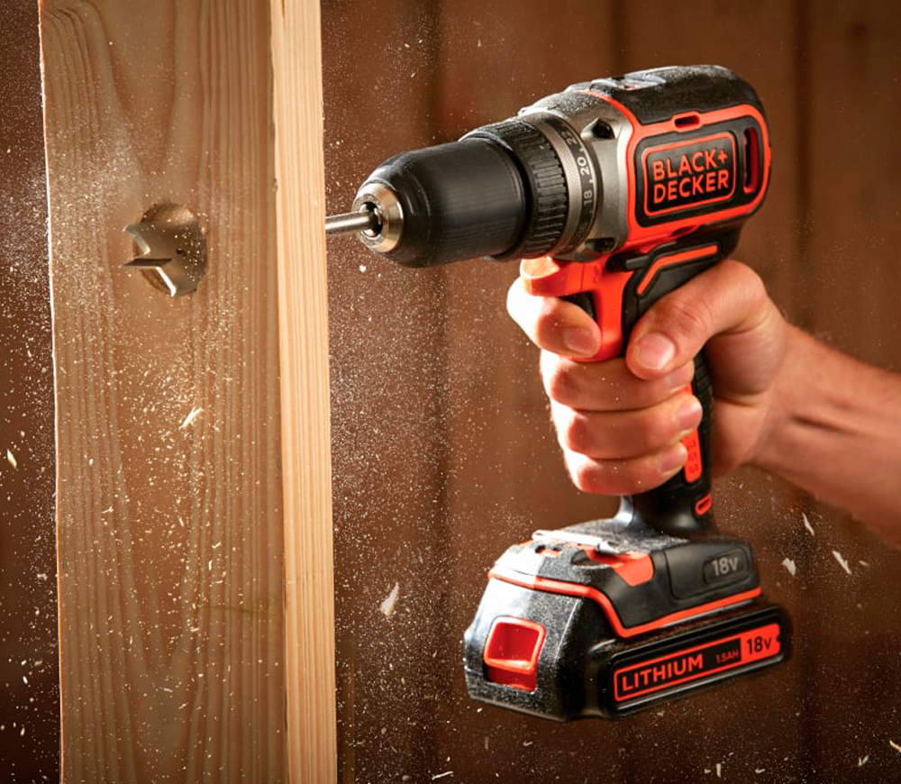 Шуруповерт аккумуляторный BLACK&DECKER BL186KB-QW 18В 1.5Ач-5