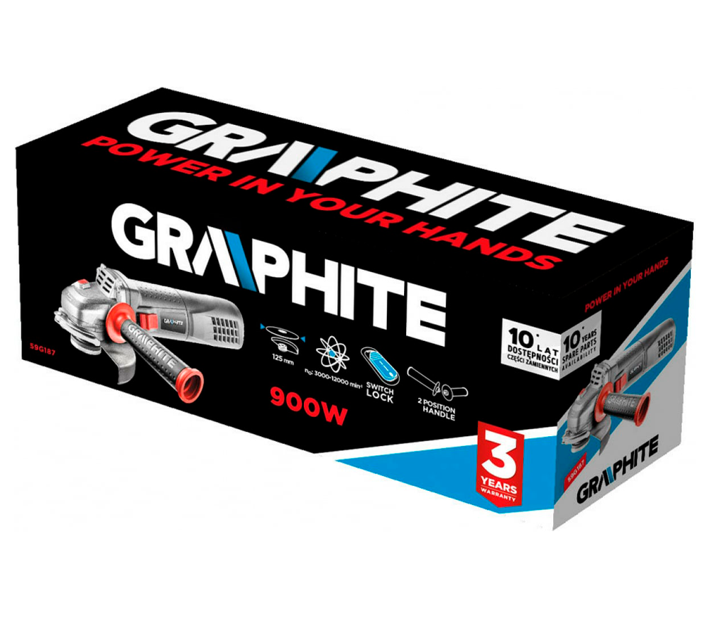 Polizor unghiular GRAPHITE 59G187 900w 125mm-5