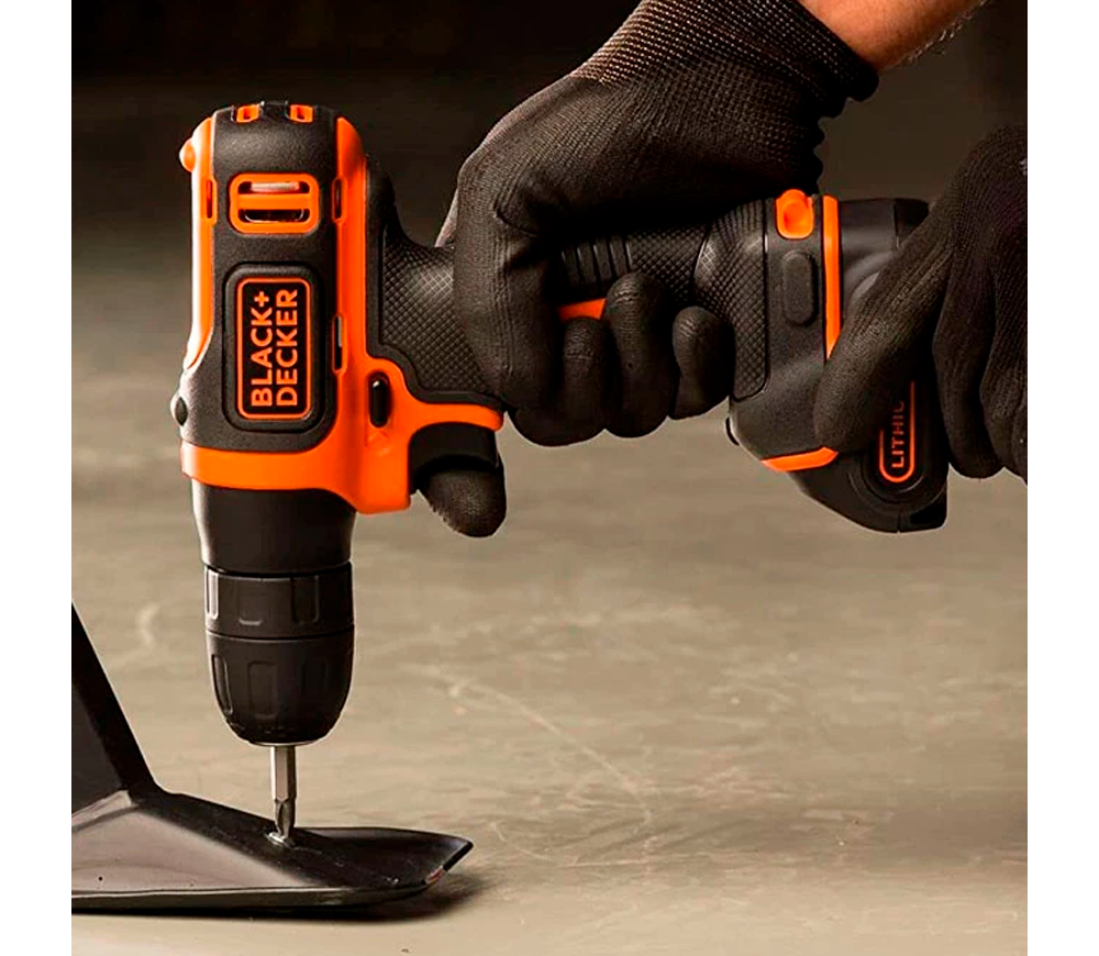 Mașină de înșurubat cu acumulator BLACK&DECKER BDCD12 10.8V 1.5Ah-6