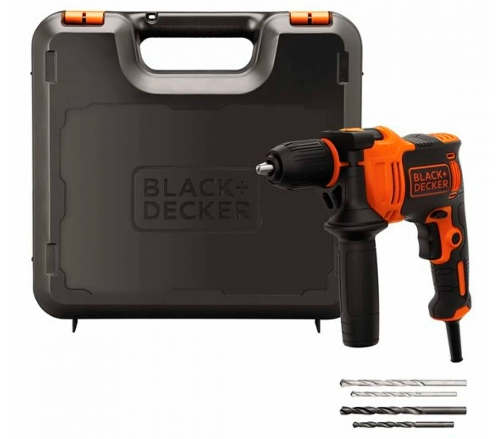 Дрель ударная BLACK&DECKER BEH550 550вт-6