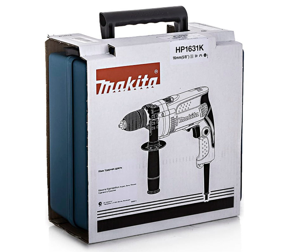 Mașină de găurit cu percutie MAKITA HP1631K 710w-6