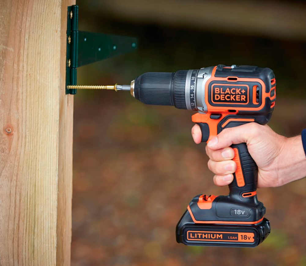 Шуруповерт аккумуляторный BLACK&DECKER BL186KB-QW 18В 1.5Ач-7