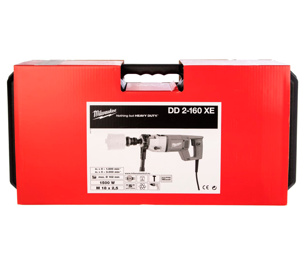 Mașina de găurit cu diamant pe uscat MILWAUKEE DD2-160XE 1500w-8