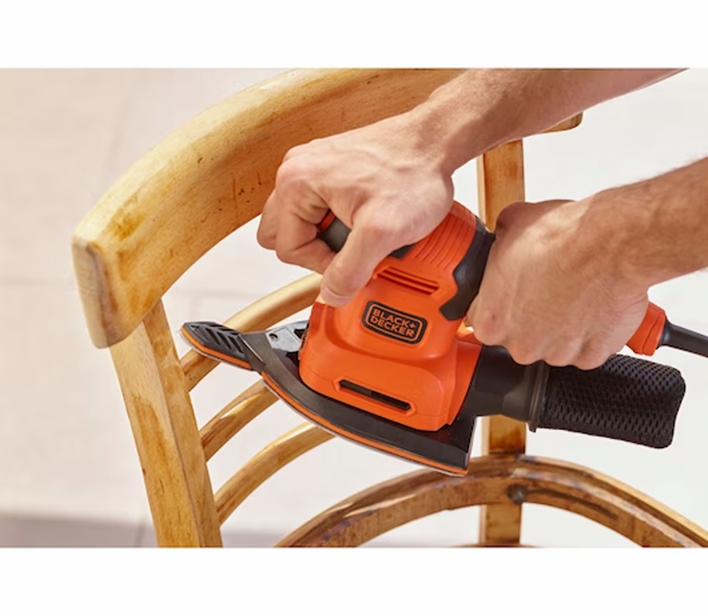 Mașină de șlefuit excentrică BLACK&DECKER BEW200 250w 125mm-10