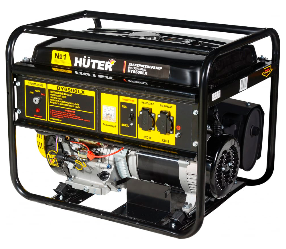 Электрогенератор HUTER DY6500LX 5.5квт Бензин AVR-2