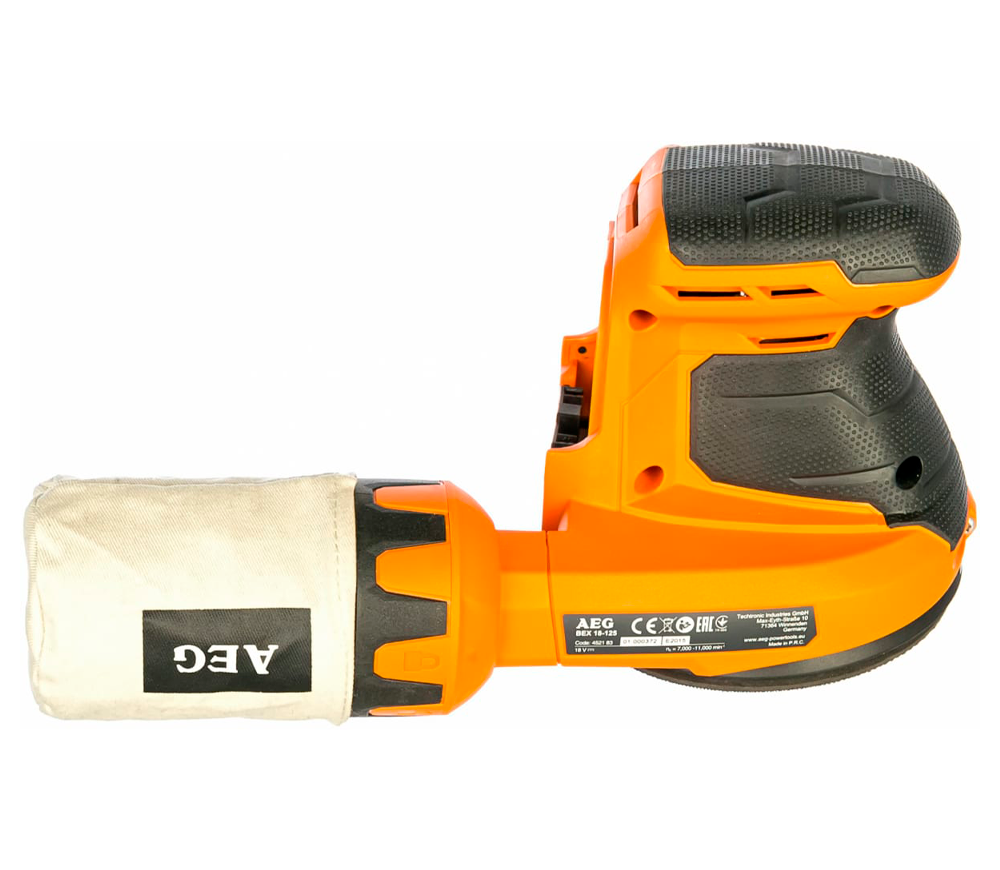 Шлифмашина эксцентриковая AEG BEX18-125-0 4935451086  125мм-2
