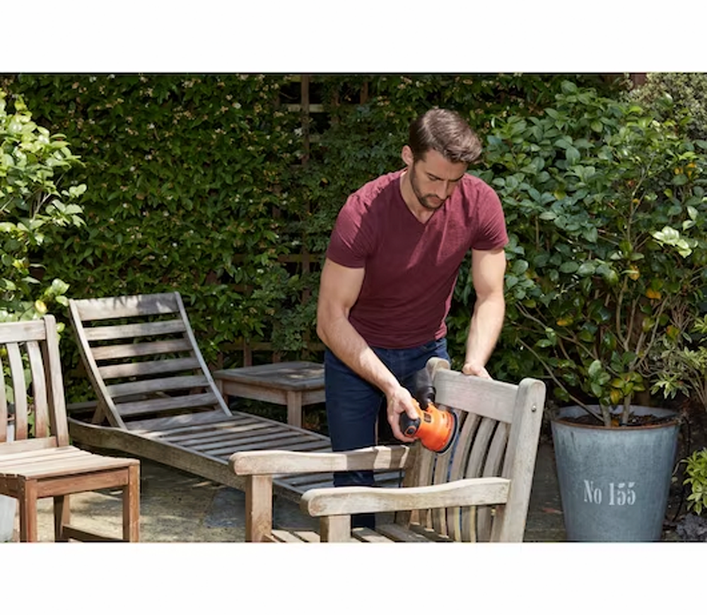 Mașină de șlefuit excentrică BLACK&DECKER BEW210 240w 125mm-3