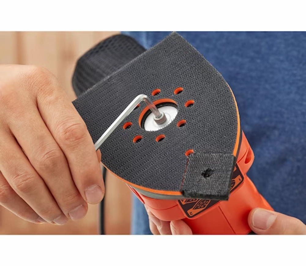 Mașină de șlefuit excentrică BLACK&DECKER BEW200 250w 125mm-4
