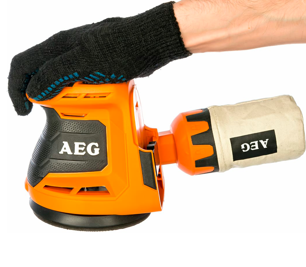 Шлифмашина эксцентриковая AEG BEX18-125-0 4935451086  125мм-4