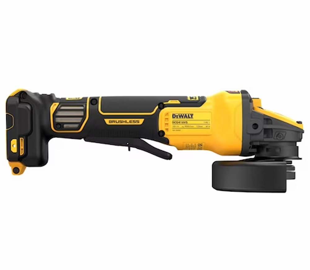 Polizor unghiular cu acumulator (fără baterii) DEWALT DCG416VSN 125mm 18-54V-4