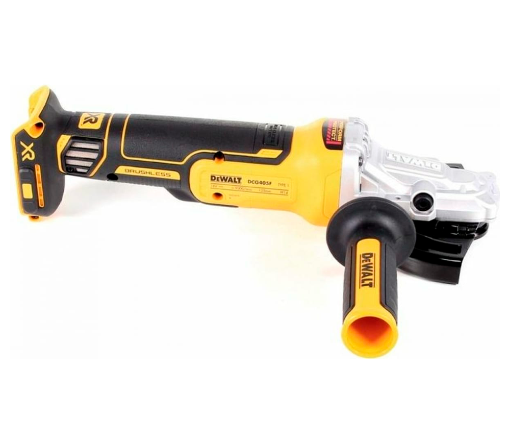 Угловая шлифмашина аккумуляторная (без аккумуляторов) DEWALT DCG405FN 125мм 18В-4