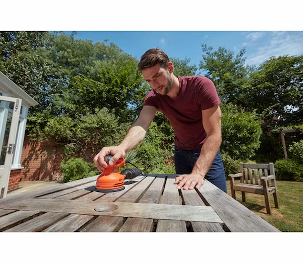 Mașină de șlefuit excentrică BLACK&DECKER BEW210 240w 125mm-5