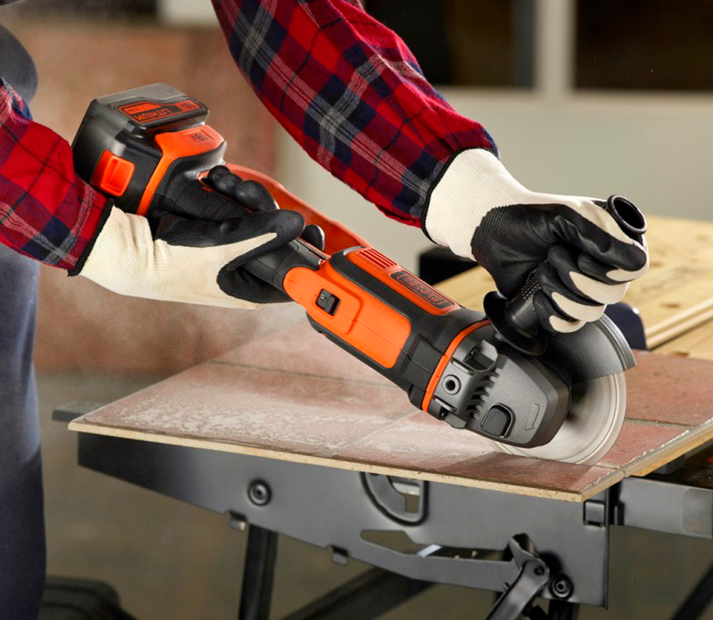 Polizor unghiular cu acumulator BLACK&DECKER BCG720M1 125mm 18V 4Ah-2
