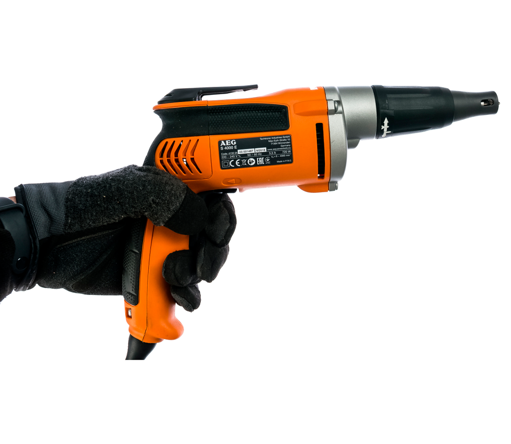 Шуруповёрт для гипсокартона AEG S4000E 720вт-5