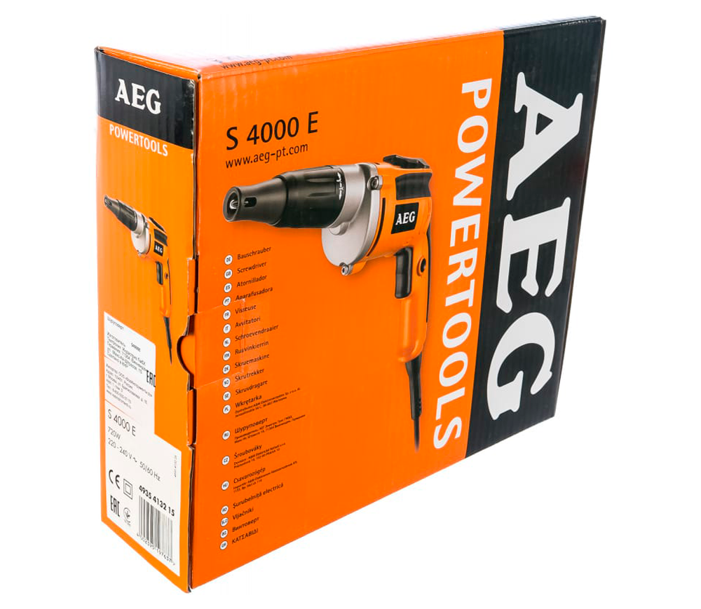 Шуруповёрт для гипсокартона AEG S4000E 720вт-6