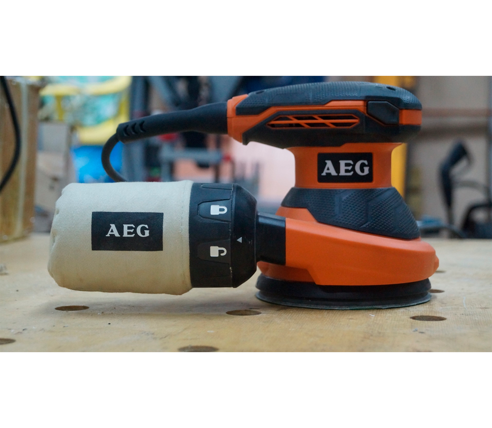 Mașină de șlefuit excentrică AEG EX 125 ES 300w 125mm-8