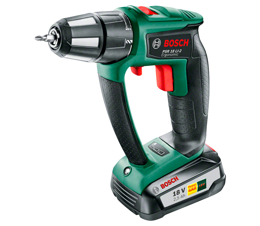 Mașină de înșurubat cu acumulator BOSCH PSR 18 LI-2 18V 2.5Ah