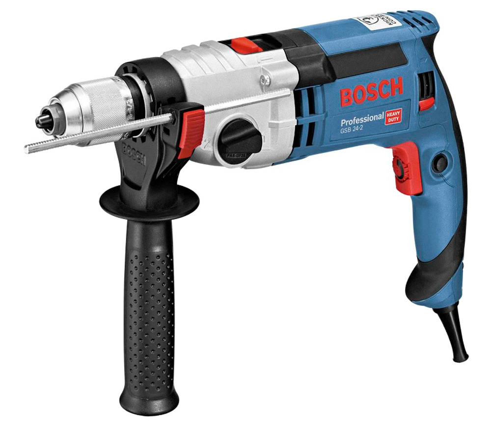 Дрель ударная BOSCH GSB 24-2  1100вт