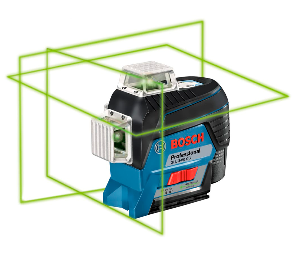 Nivelă cu laser BOSCH GLL 3-80 CG 3fascicole 30m
