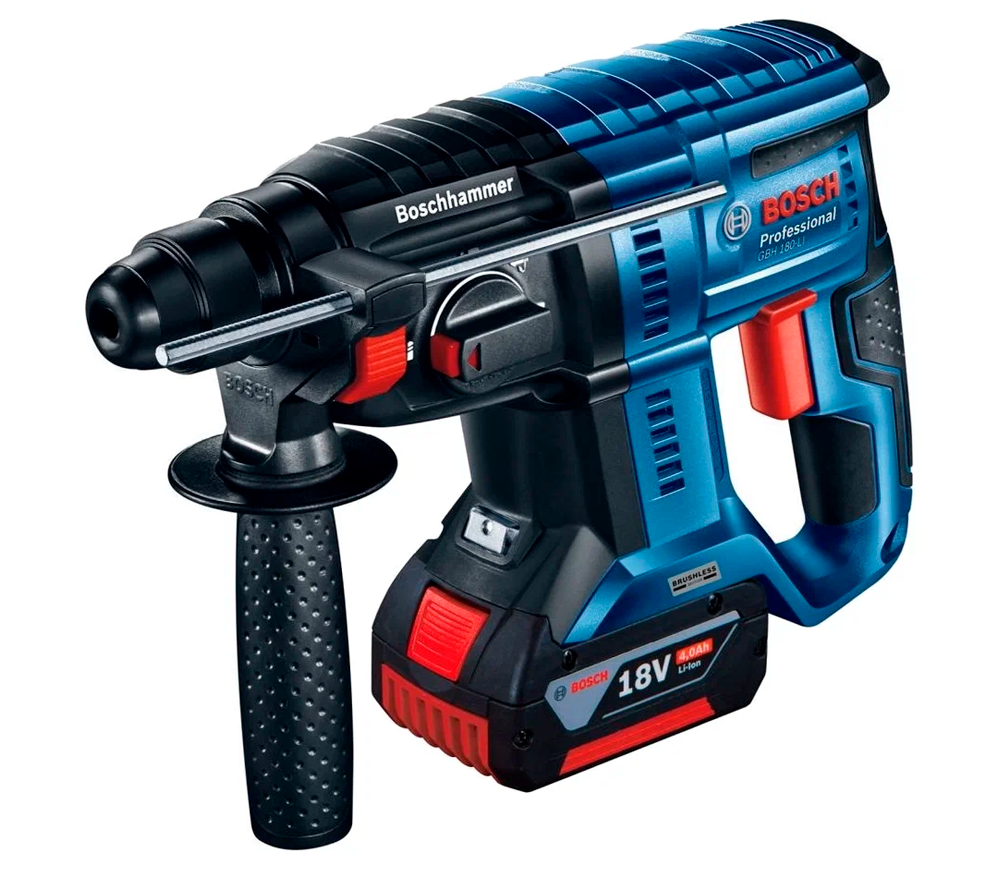 Ciocan rotopercutor cu acumulator BOSCH GBH 180-LI 2J 18V 4Ah