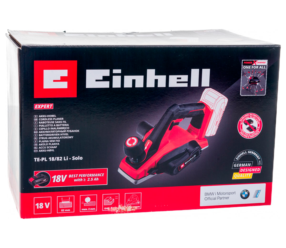 Рубанок EINHELL TE-PL 18/82Li SOLO PXC 43.454.00  82мм-11