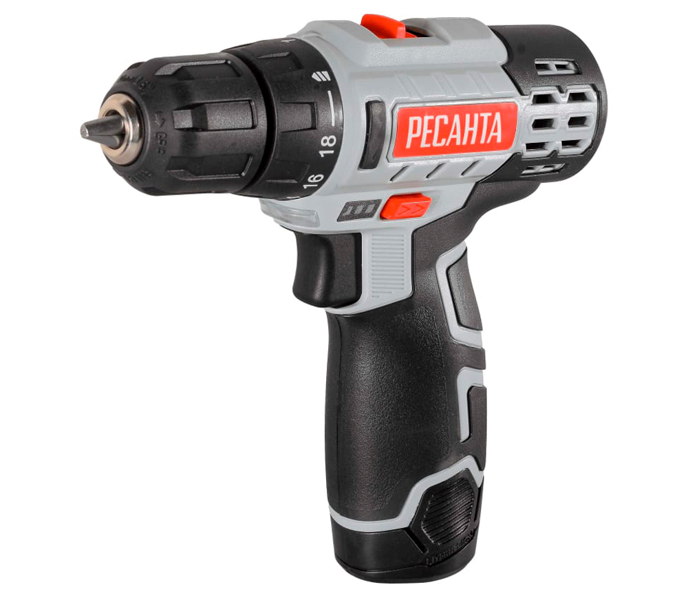 Mașină de înșurubat cu acumulator RESANTA ДА-12-2ЛК 75142 12V 2Ah