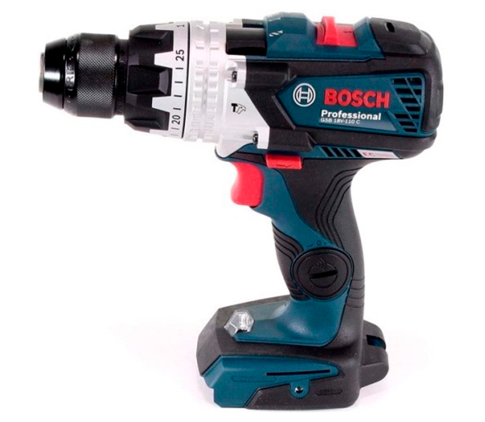 Mașină de înșurubat cu acumulator (fără baterii) BOSCH GSB 18V-110 C 18V-2