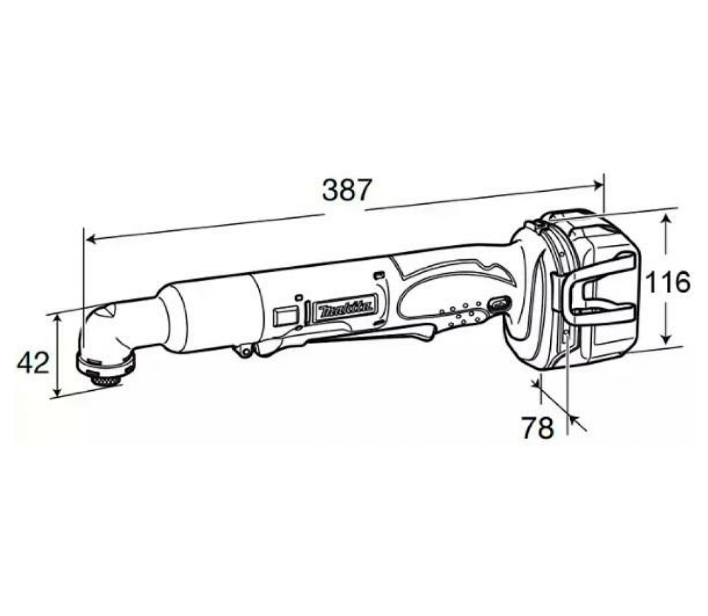 Mașină de înșurubat cu impact MAKITA DTL061Z  60Nm-3