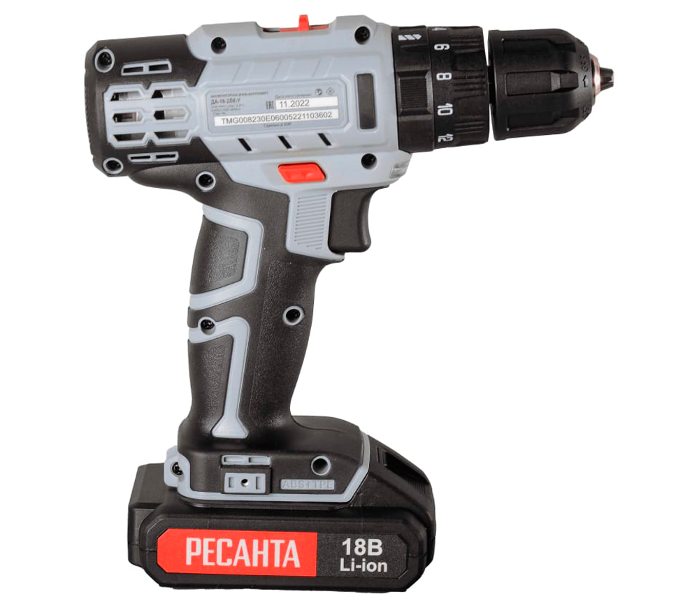 Mașină de înșurubat cu acumulator RESANTA DA-18-2LK-U 75146 18V 2Ah-4