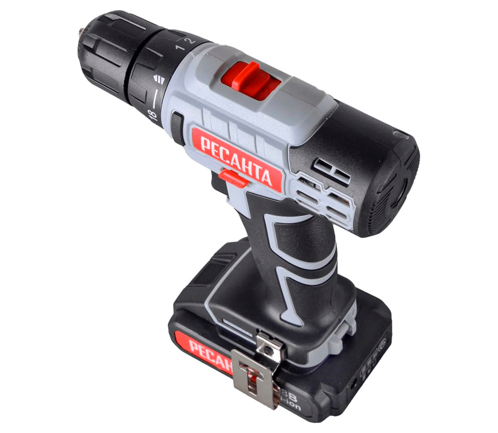 Mașină de înșurubat cu acumulator RESANTA ДA-18-2ЛК 75145 18V 2Ah-4