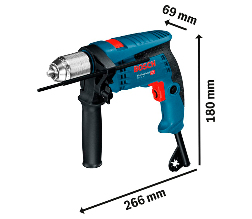 Дрель ударная BOSCH GSB 13 RE  600вт-2