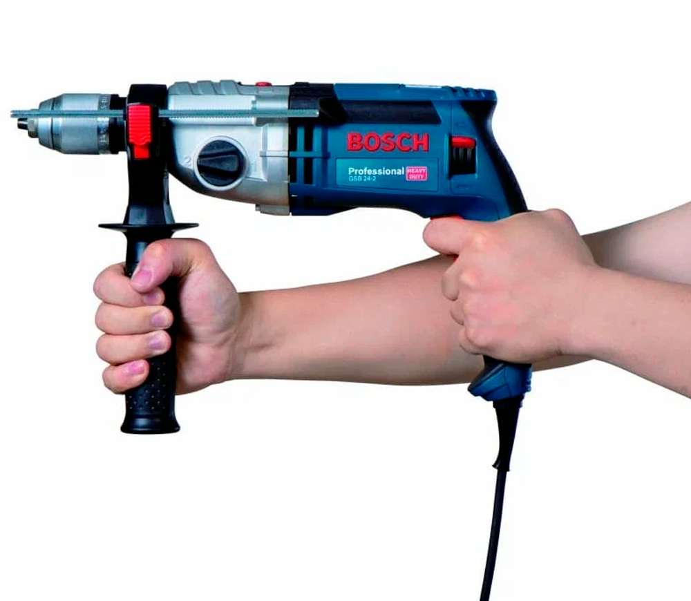 Mașină de găurit cu percuție BOSCH GSB 24-2  1100w-3