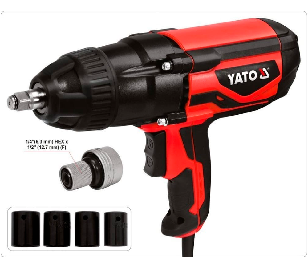 Mașină de înșurubat cu impact YATO YT82021 1020w 600Nm-5