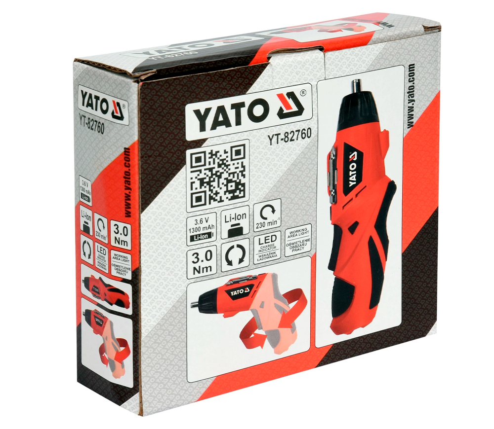 Mașină de înșurubat cu acumulator YATO YT82760 3.6V 1.3Ah-5