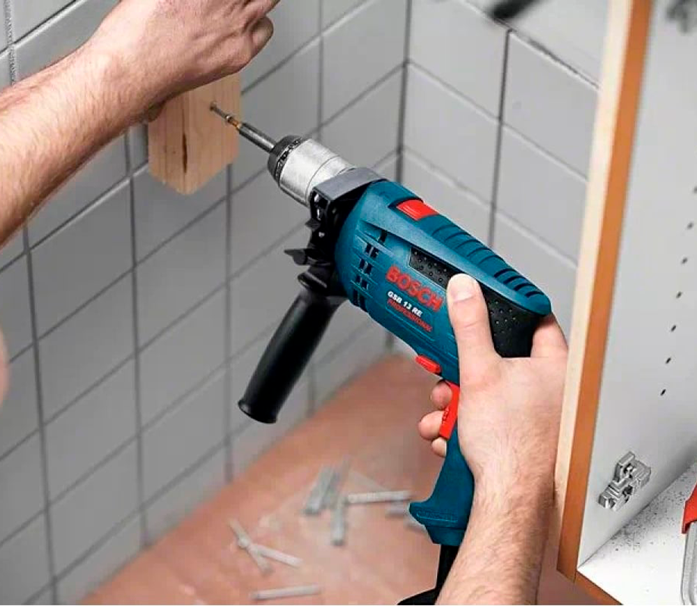 Дрель ударная BOSCH GSB 13 RE  600вт-6