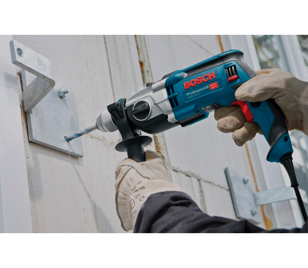 Mașină de găurit cu percuție BOSCH GSB 20-2  850w-6