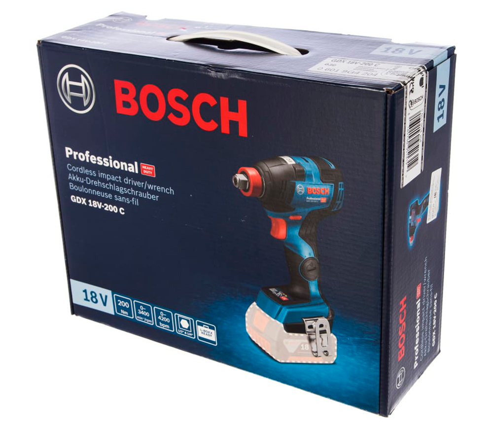 Mașină de înșurubat cu impact BOSCH GDX 18V-200 C B06019G4204  200Nm-6