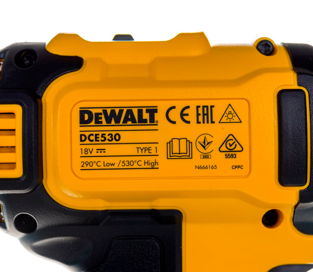 Suflantă de aer cald DEWALT DCE530N  530°C-7