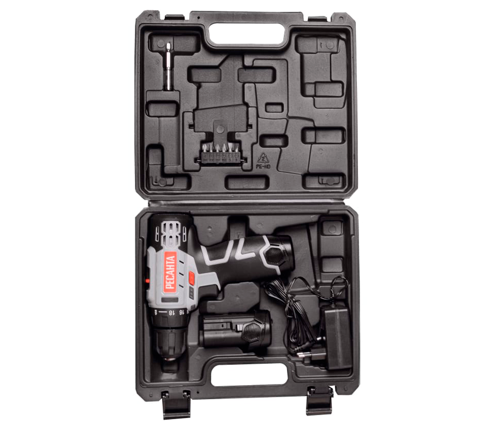 Mașină de înșurubat cu acumulator RESANTA ДА-12-2ЛК 75142 12V 2Ah-8