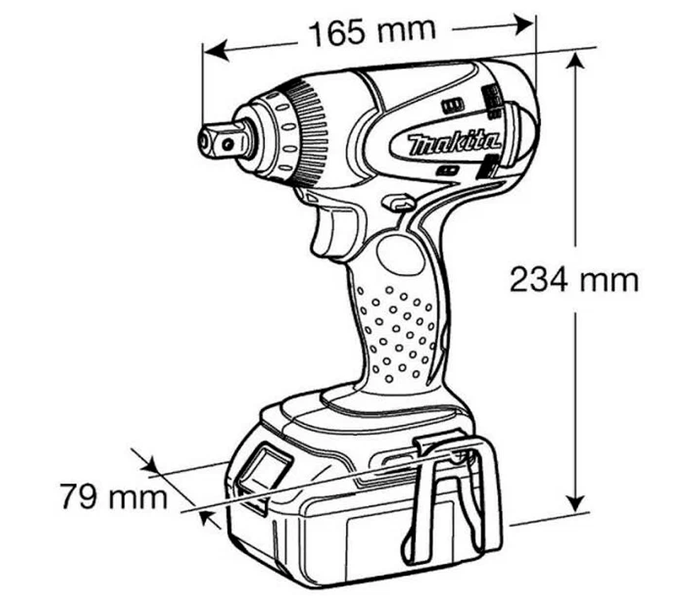 Mașină de înșurubat cu acumulator MAKITA DTD157Z 18V-7