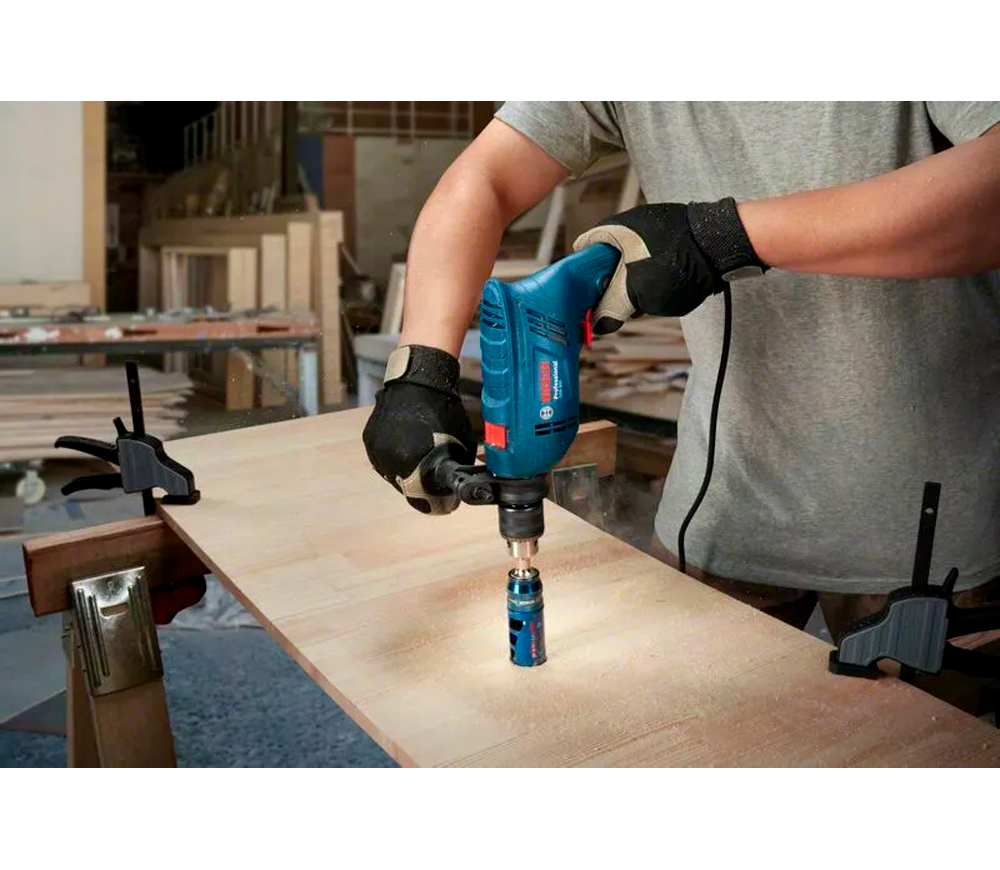 Mașină de găurit cu percuție BOSCH GSB 600  600w-3