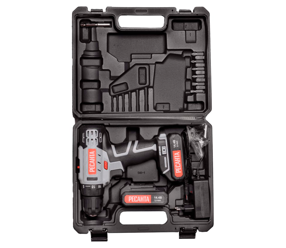 Mașină de înșurubat cu acumulator RESANTA ДA-14-2ЛК  75144 14.4V 2Ah-9