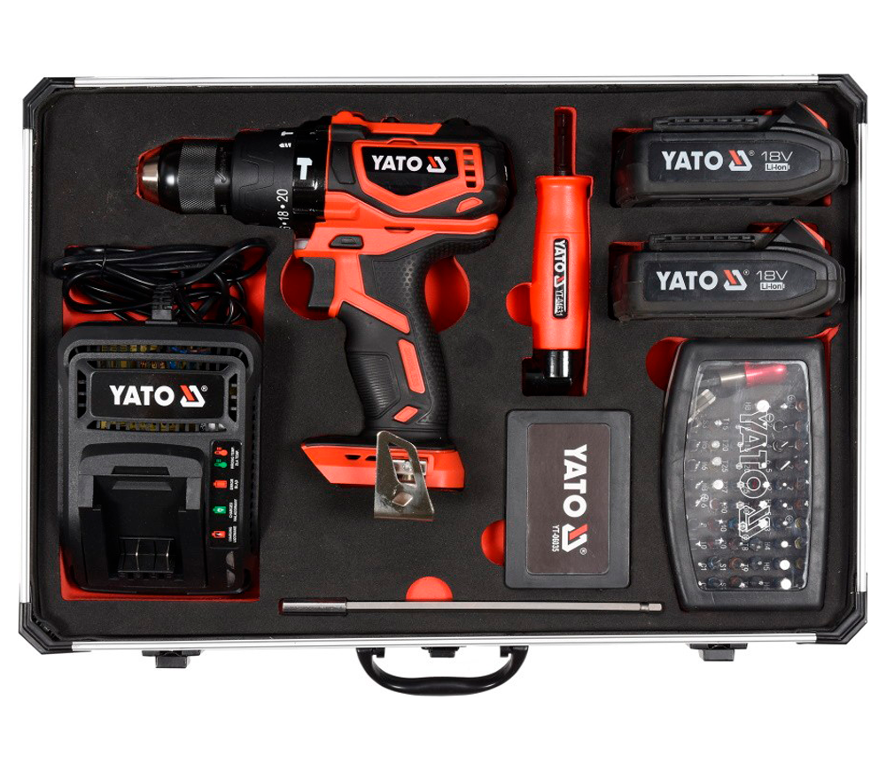 Mașină de înșurubat cu acumulator YATO YT44250 18V 2Ah-2