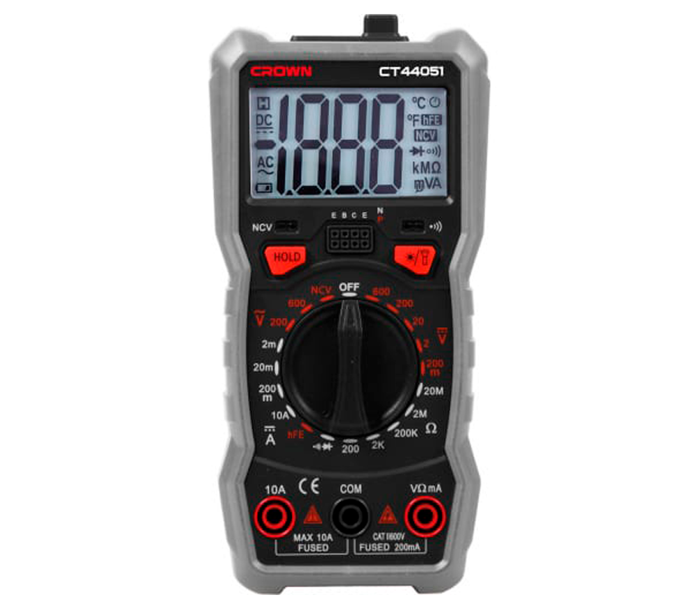 Multimetru digital CROWN CT44051 0/600V 0/10A-2
