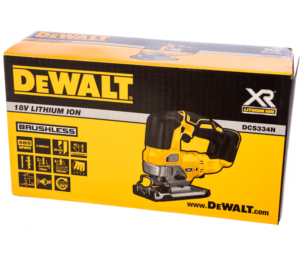 Fierăstrău pendular cu acumulator (fără baterii) DEWALT DCS334N 18V-8