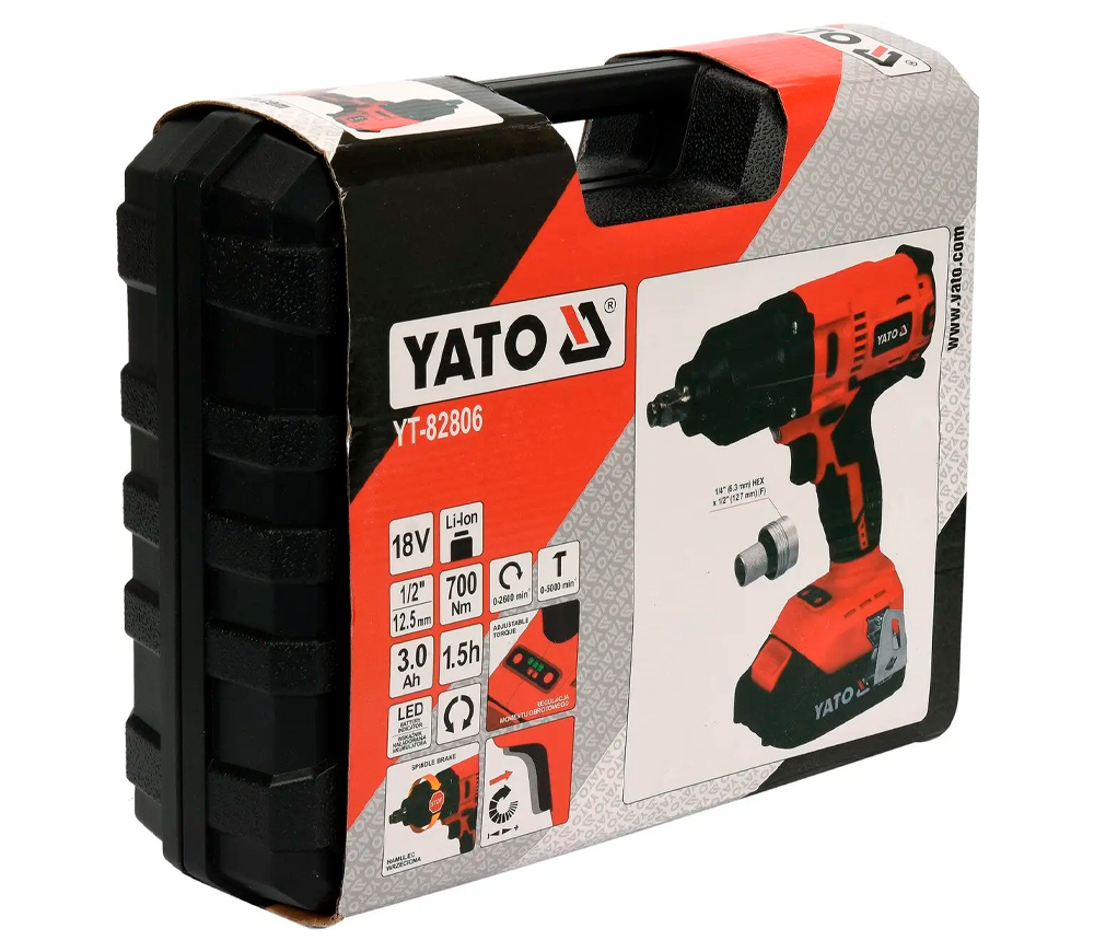Mașină de înșurubat cu impact YATO YT82806  700Nm-9