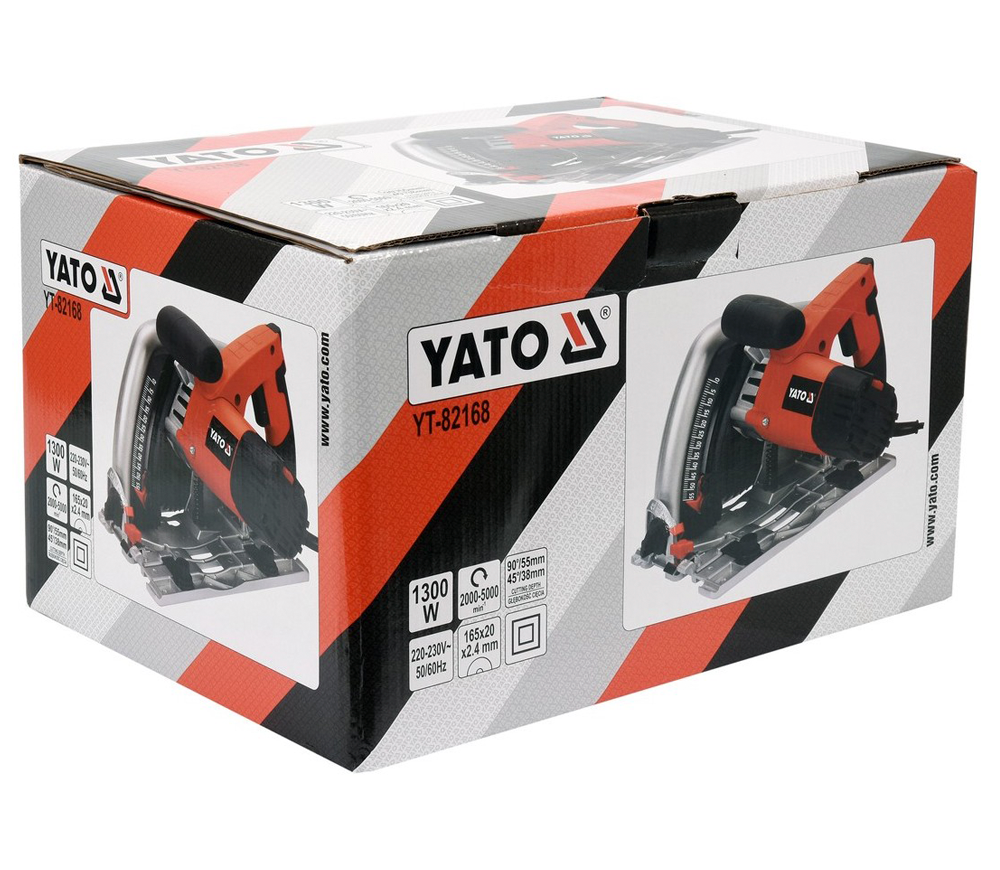 Fierăstrău circular cu picaj YATO YT82168 1300w 165mm-5