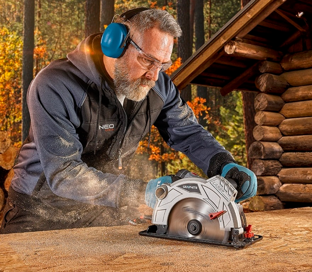 Fierăstrău circular GRAPHITE 58G492 1500w 185mm-3